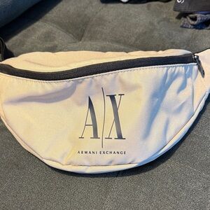 Armani Exchange Beige Belt Bag